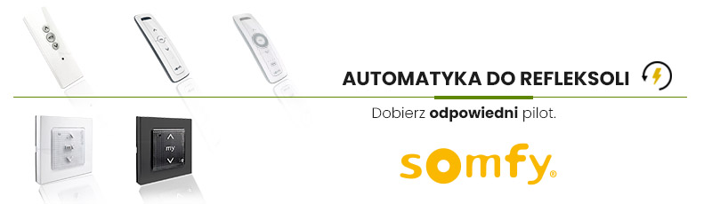 Automatyka do Refleksoli rodzaj czujnika Soomfy.