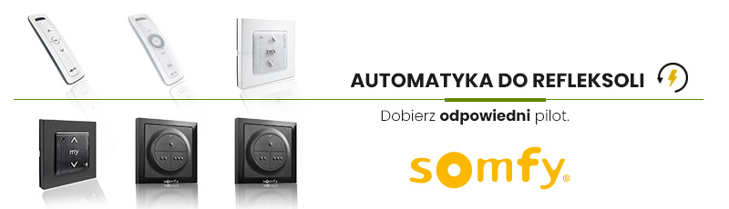 Automatyka do Refleksoli rodzaj pilota Somfy IO