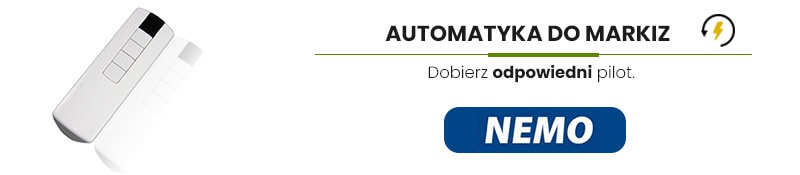 Automatyka do Markiz - pilot sterowania. Dobierz odpowiedni pilot do Twojej Markizy.